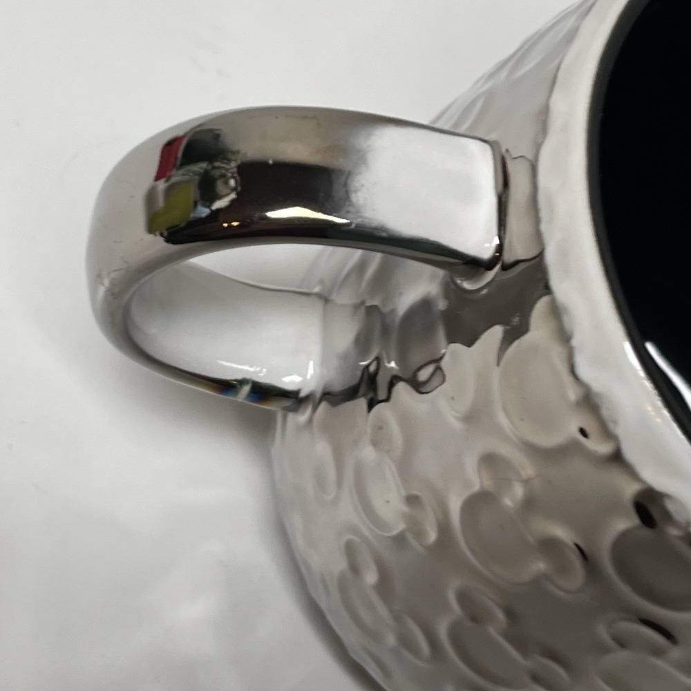 Disney Parks Mickey Metallic Raised Icon Mug‎ Home Collection Coffee Cup 16oz - Picture 4 of 5